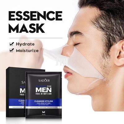 MSDS मेन्स स्किनकेयर प्रोडक्ट्स मॉइस्चराइजिंग व्हाइटनिंग नरिशिंग नेचुरल क्लींजिंग फेशियल शीट मास्क