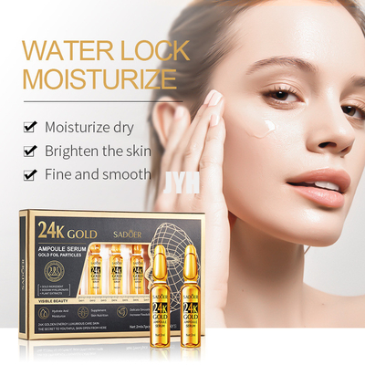 विटामिन सी Ampoule तेल सार चेहरा सीरम Hyaluronic एसिड गोल्ड Vc मॉइस्चराइजिंग 2ml
