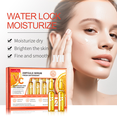 विटामिन सी Ampoule तेल सार चेहरा सीरम Hyaluronic एसिड गोल्ड Vc मॉइस्चराइजिंग 2ml