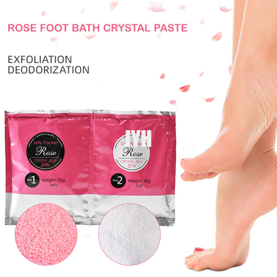 Toenail उपचार सुखदायक लैवेंडर पैर फुट एसपीए के लिए स्नान नमक के साथ भिगोएँ